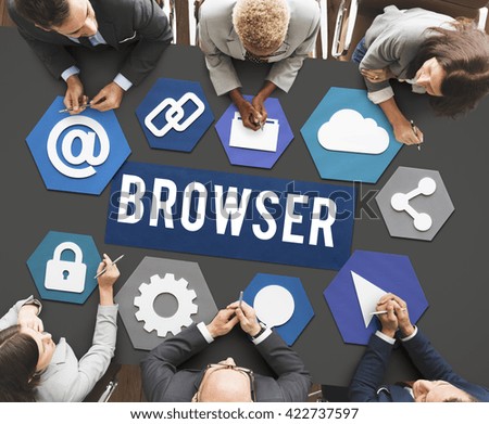 Browser Internet Software Information Webpage Concept