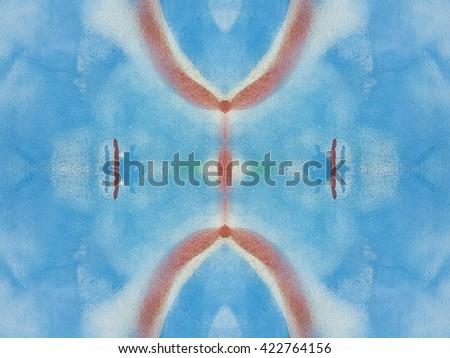 colorful blue red color on concrete texture wall background