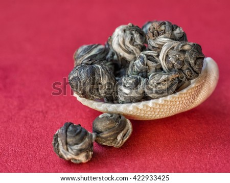 Jasmine Tea Pearls in the  Shell