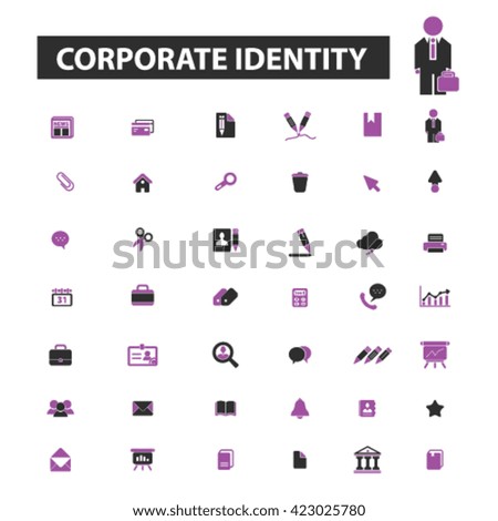 corporate identity icons
