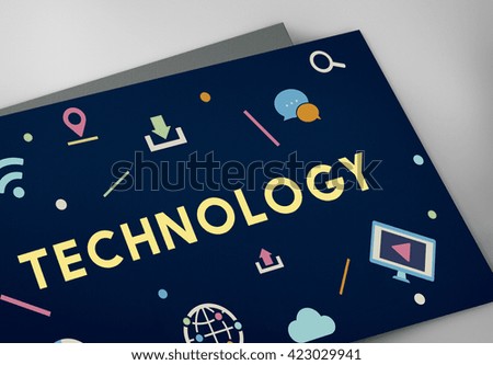 Technology Connection Online Sharing Multimedia Concept