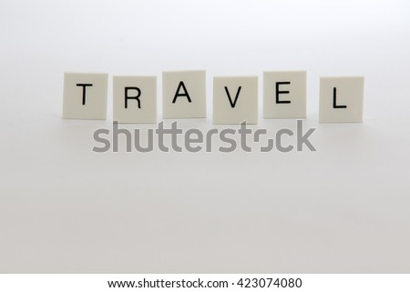 Travel - sign series for traveling, sightseeing, vacation and holidays. Design template for tourism, travel agencies.