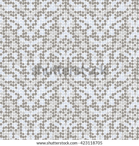 Snake Scales. Texture Of Winter Camouflage. First Version.
Seamless pattern.