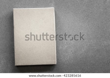 A gray box on a gray background