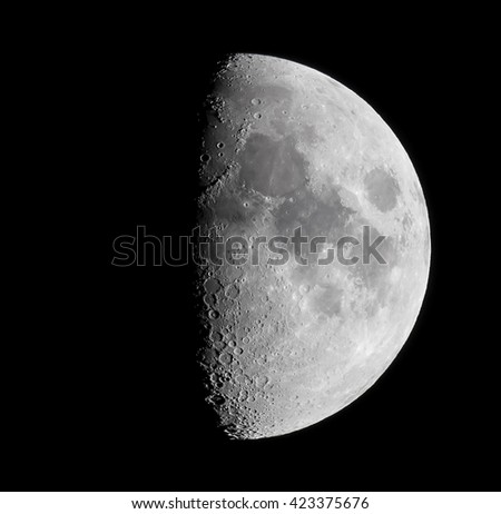 Moon on clear night