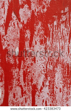 Abstract Grunge Red Background - Old Torn Posters