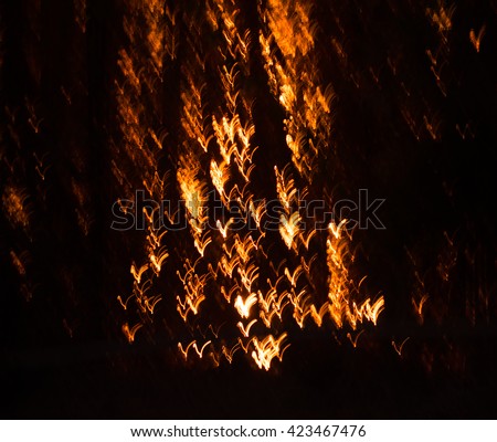 defocused fire flames texture blurred background .
