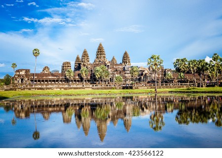 Angkor Wat, Cambodia Royalty-Free Stock Photo #423566122