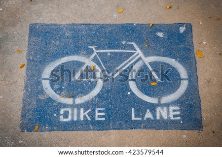 bike lane, custom white balance, filter effect