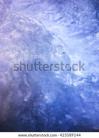 raw cement floor texture background in blue tone