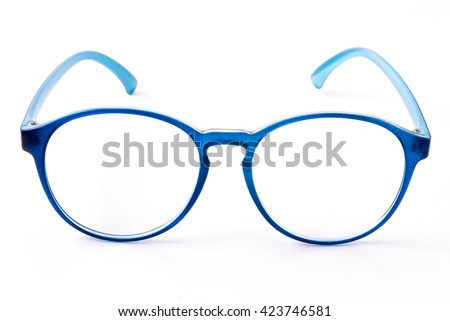 Isolated of spectacles with white background. Royalty-Free Stock Photo #423746581
