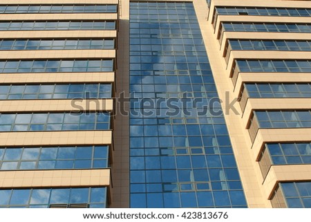 Office building wall background
