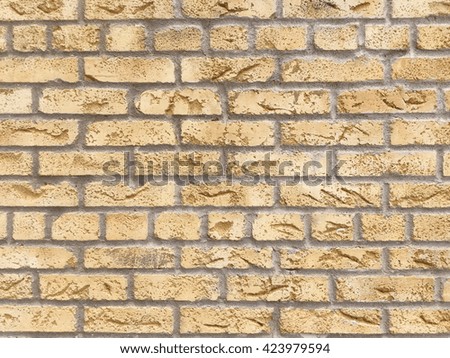 Brown brick wall texture background