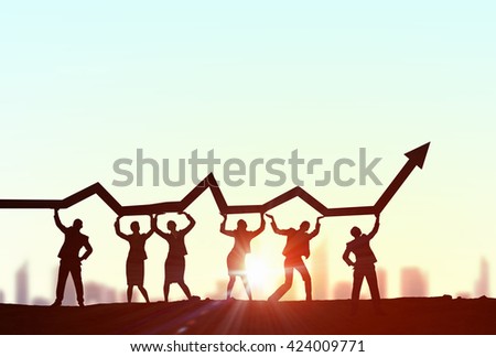 Working in collaboration for success Royalty-Free Stock Photo #424009771