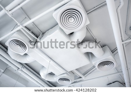 Ventilation system Royalty-Free Stock Photo #424128202