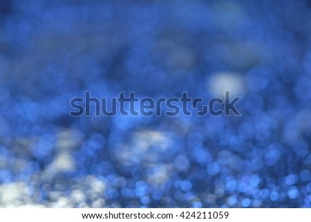 blue defocused lights background. abstract bokeh lights . 