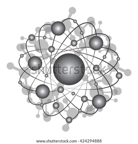 Global Network On White Background - Vector Illustration, Graphic Design. Point And Curve Constructed The Sphere 