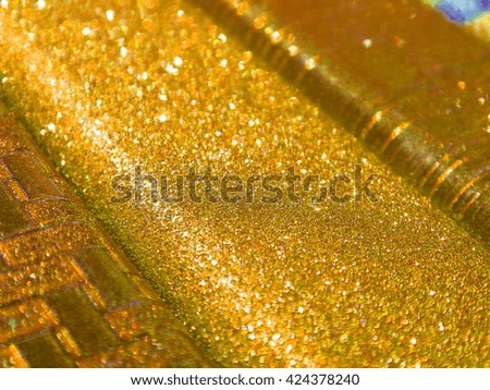 Golden Stripes Background, Glitter Bars Wallpaper