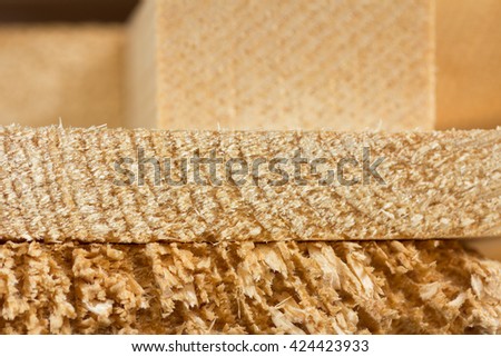 raw wooden boards - detail