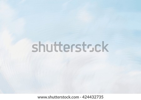 Abstract blurred blue light background
