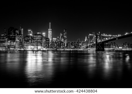 View of Manhattan from Brooklyn.