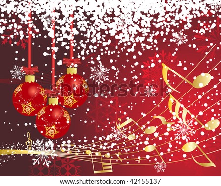 Beautiful  Christmas (New Year) background for design use