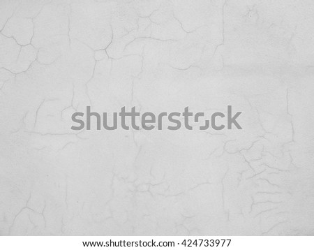 crack white cement wall background