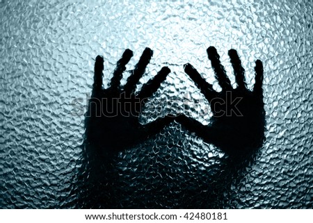 An image of a silhouette of small hands