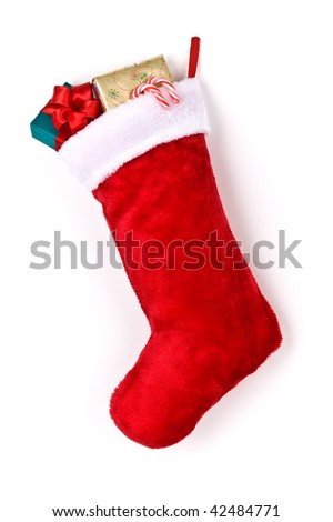 Stuffed Christmas stocking