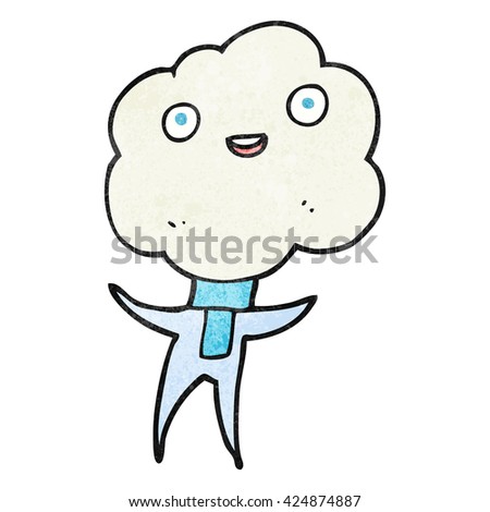 cute cloud head creature