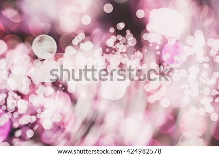 background. Elegant abstract background with bokeh de focused lights and stars 