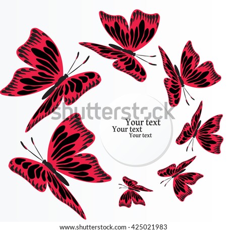 Whirling butterflies