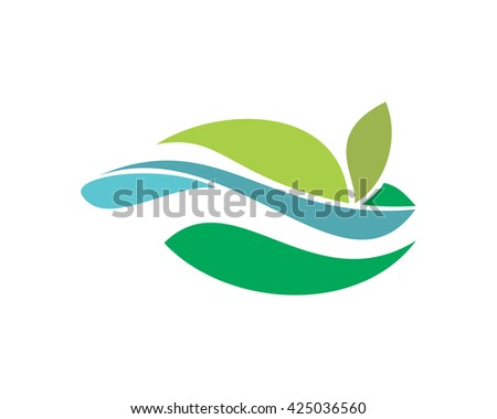 ornament pattern leaves leaf plant flora image icon vector 9