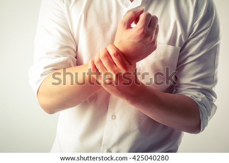 man wrist pain