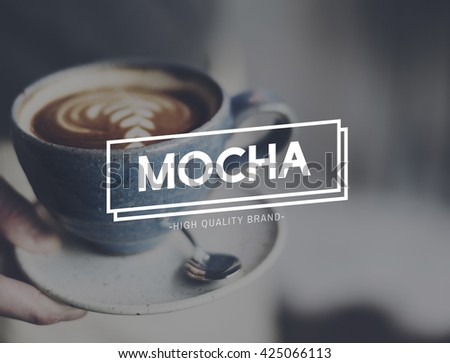 Mocha Art Cafeine Chocolate Cocoa Coffee Mug Concept