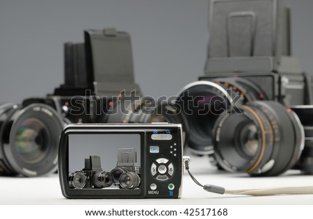  digital and  medium format camera