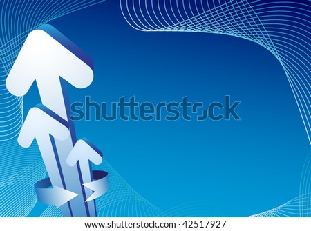 Abstract background with arrows