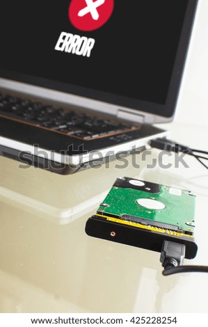 Data being saved from SATA Hard drive after a laptop crash