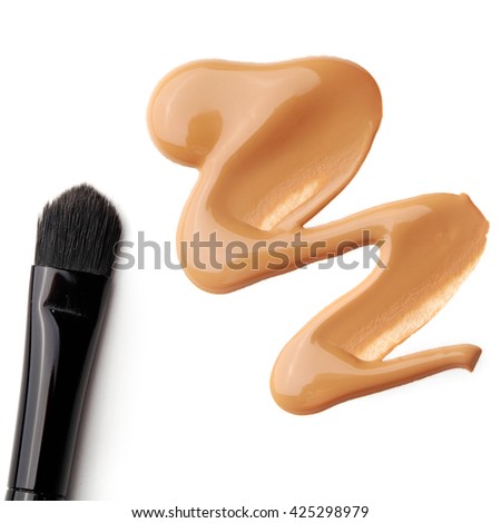 Foundation color sample - make-up for fashion and beauty magazines