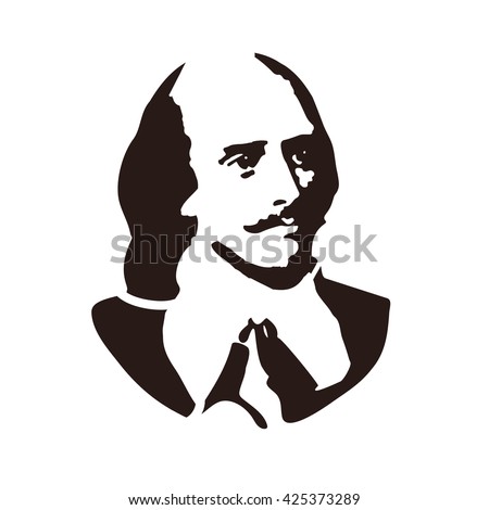 William Shakespeare. An English poet, playwright, and actor.