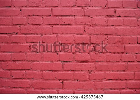 seamless pattern ornamental. Pale colors.Selective focus. old red brick wall. Can be used as a backdrop, background, texture, screen saver in a variety of image editors, as the logo as for web site