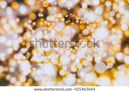 bulbs lights background:blur of Christmas wallpaper decorations concept.holiday festival backdrop:sparkle circle lit celebrations display.