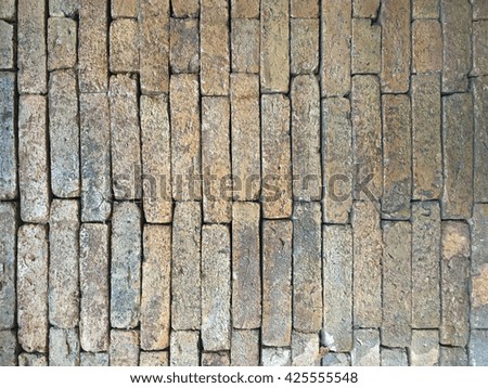 Old brick wall texture, outdoor