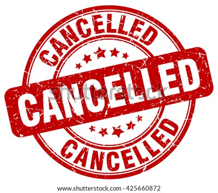 cancelled. stamp Royalty-Free Stock Photo #425660872