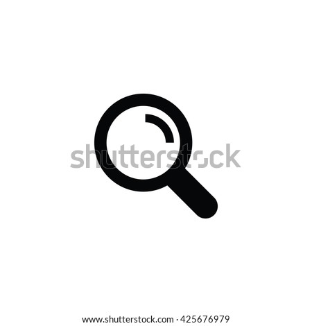 Lupe  Icon Royalty-Free Stock Photo #425676979