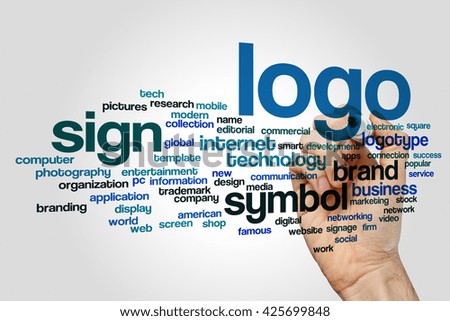 Logo word cloud
