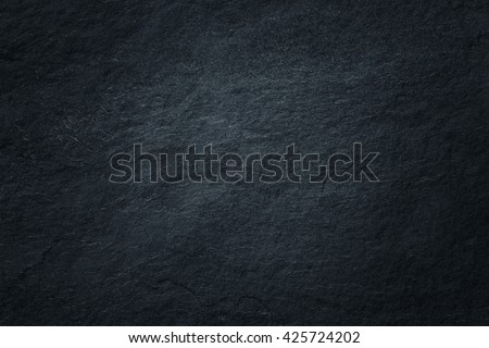 Dark grey black slate background or natural stone texture. Royalty-Free Stock Photo #425724202