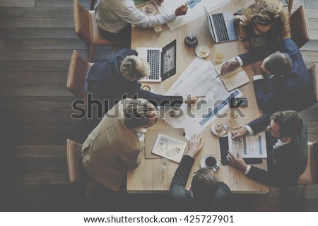 Analysis Business Brainstorming Corporate Smart Concept Royalty-Free Stock Photo #425727901