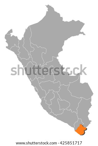 Map - Peru, Tacna