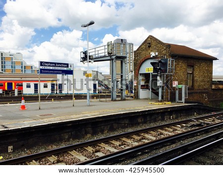 Clapham Junction train station, London, England UK